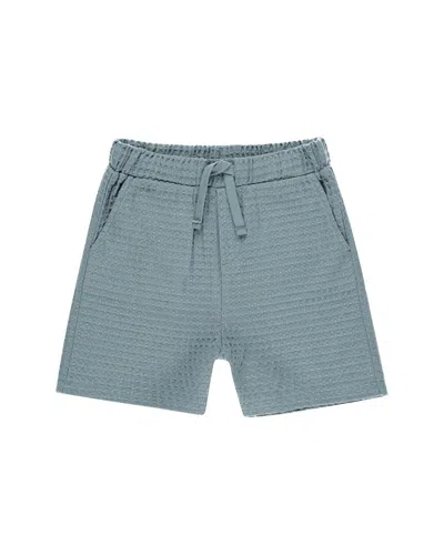 Rylee + Cru Collective Kids' Perry Linen-blend Short In Gray
