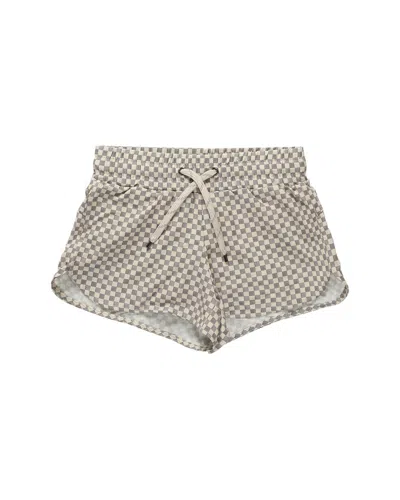 Rylee + Cru Collective Kids' Speed Short In Grey
