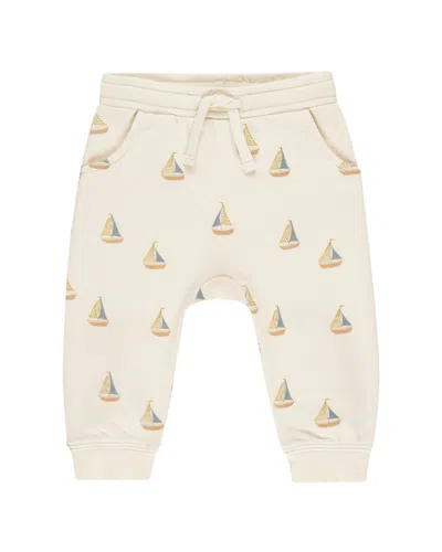 Rylee + Cru Collective Kids' Sweatpant In Neutral