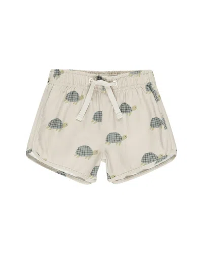 Rylee + Cru Collective Kids' Swim Trunk In Gray