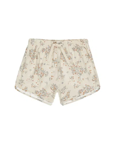 Rylee + Cru Collective Kids' Swim Trunk In Neutral