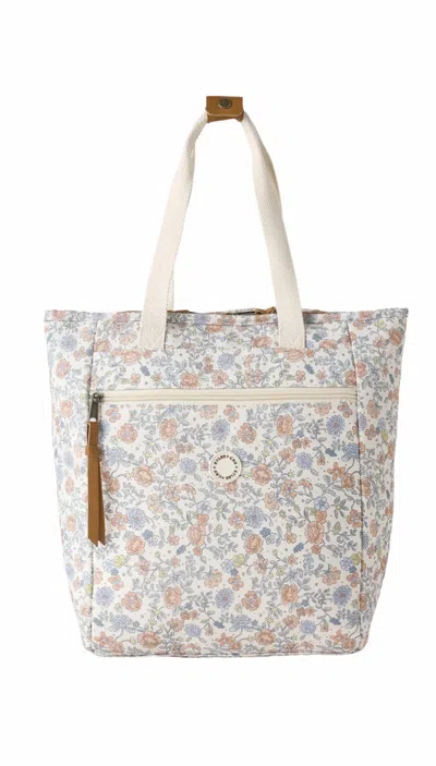 Rylee + Cru Cooler Backpack Bag In Bloom In Blue