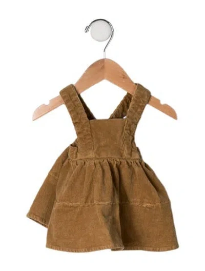 Pre-owned Rylee + Cru Babies' Corduroy Skirt In Brown