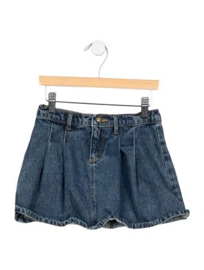 Pre-owned Rylee + Cru Babies' Cotton Skirt In Blue