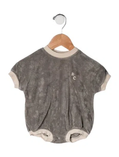 Pre-owned Rylee + Cru Babies' Cotton-blend Onesie In Grey/neutrals