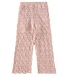 RYLEE + CRU CROCHET COTTON STRAIGHT PANTS