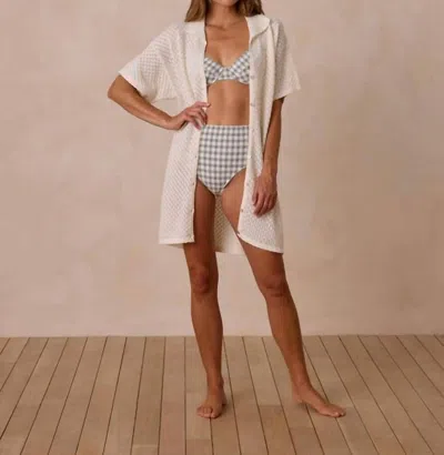 Rylee + Cru Crochet Cover Up In Ivory In Neutral