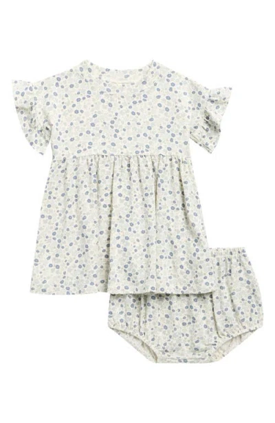 Rylee + Cru Ditsy Babydoll Dress With Bloomers In Multi