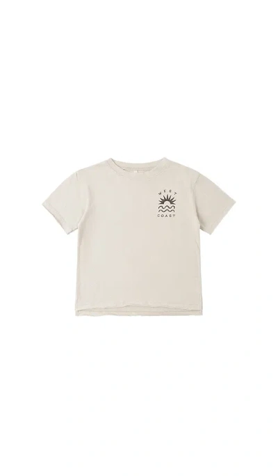Rylee + Cru Edge Undone Tee In White