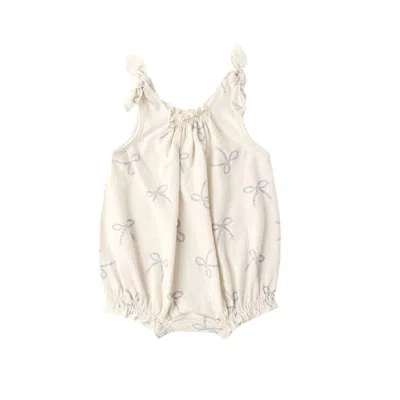 Rylee + Cru Kids' Girl's Shoulder Tie Bubble Onesie In Sailor Bows In Multi