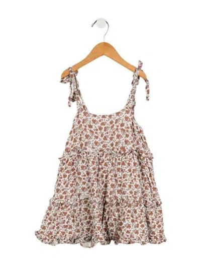 Pre-owned Rylee + Cru Babies' Girl Sleeveless Dress In White