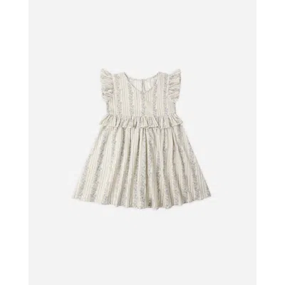 Rylee + Cru Kids' Girls Brielle Dress In Blue Floral In Neutral