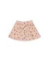RYLEE + CRU GIRLS' BUTTON MINI SKIRT - LITTLE KID