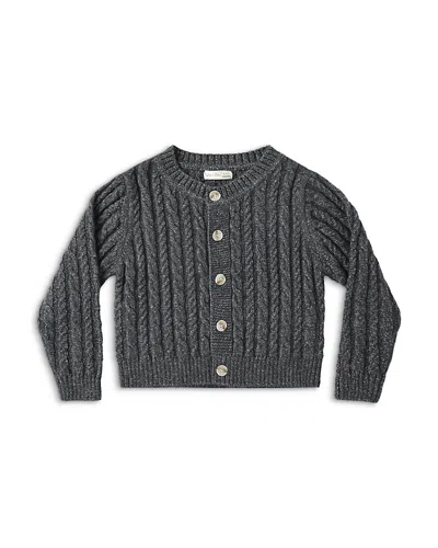 Rylee + Cru Girls' Cheyenne Midnight Cardigan - Little Kid, Big Kid In Gray