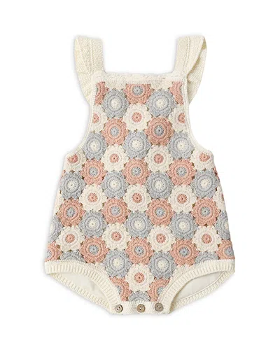 Rylee + Cru Kids' Girls' Crochet Romper - Baby In White