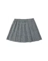 Rylee + Cru Girls' Knit Pleated Skirt - Little Kid In Gray