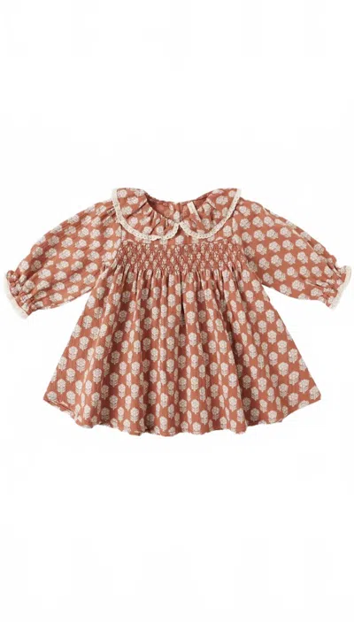 Rylee + Cru Kids' Girls Mae Callie Dress In Cranberry In Pink