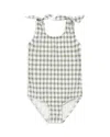 Rylee + Cru Girls' Millie One Piece Swimsuit - Baby In Eucalyptus