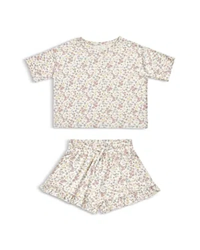 Rylee + Cru Girls' Mosie Wildflower Tee & Short Set - Little Kid