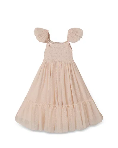 Rylee + Cru Girls' Noralee Clara Dress - Little Kid In Brown