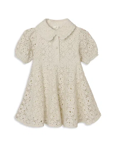 Rylee + Cru Girls' Noralee Sara Eyelet Dress - Little Kid In Neutral