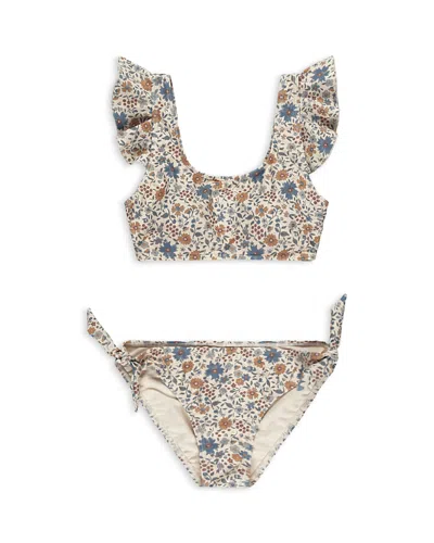 Rylee + Cru Girls' Ojai Two Piece Swimsuit - Little Kid In Natural