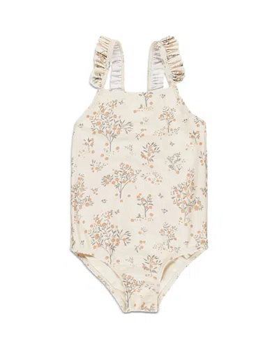 Rylee + Cru Girls' Positano One Piece Swimsuit - Little Kid In Natural