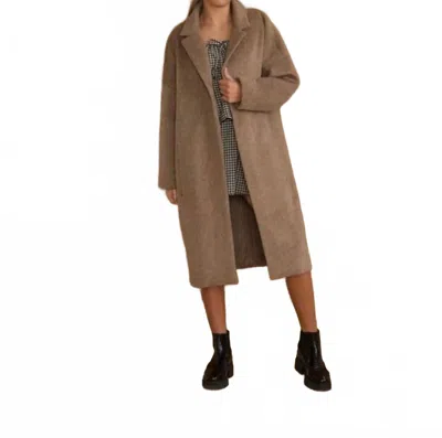 Rylee + Cru Kids' Girls Presley Longline Jacket In Camel In Brown
