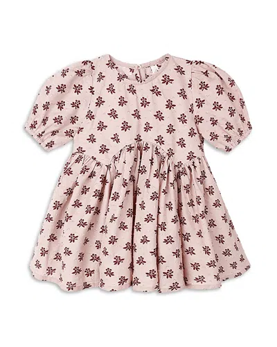 Rylee + Cru Girls' Rose Dress - Little Kid In Pink