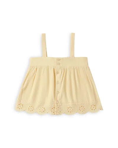 Rylee + Cru Girls' Swing Tank Top - Little Kid In Yellow