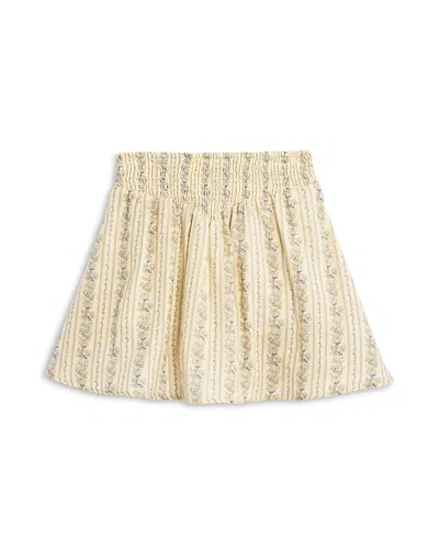 Rylee + Cru Girls' Teen Smocked V Mini Skirt - Big Kid In Brown