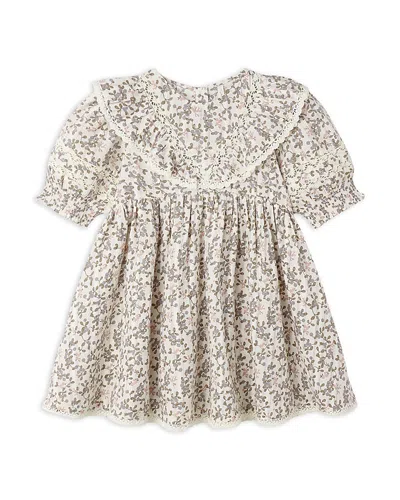 Rylee + Cru Girls' Winnie Garden Print Dress - Little Kid In White