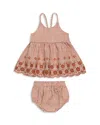 Rylee + Cru Girls' Zenni Swing Top & Bloomers - Baby In Poppy