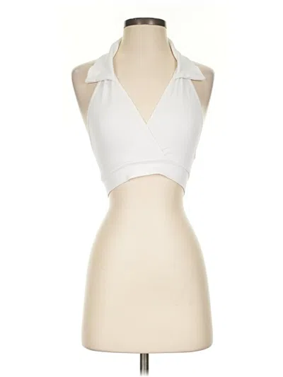 Pre-owned Rylee + Cru Halter Top Ivory Halter Neckline Tops