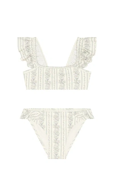 Rylee + Cru Hanalei Two Piece Swimsuit In Neutral