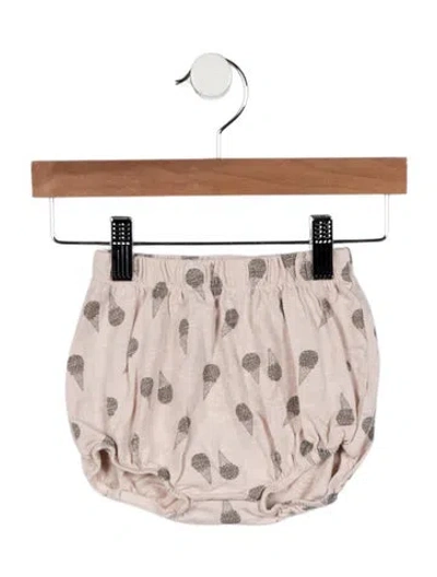 Pre-owned Rylee + Cru Babies' Infant Girls' Cotton Shorts In Neutrals