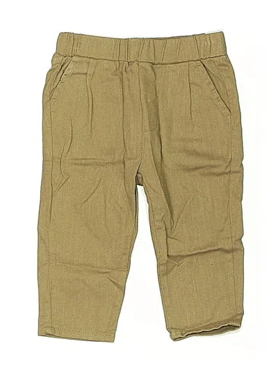 Pre-owned Rylee + Cru Babies' Khaki Pant In Brown