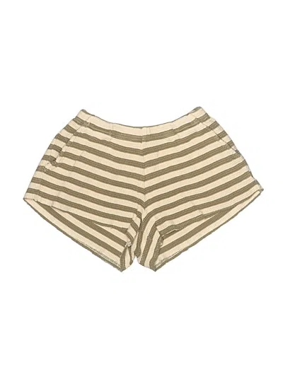 Pre-owned Rylee + Cru Kids' Khaki Shorts In Gold