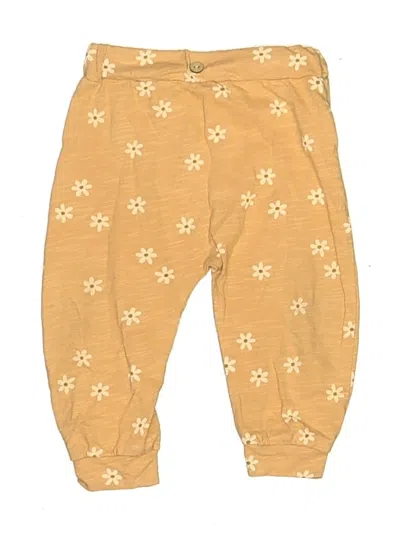 Pre-owned Rylee + Cru Babies' Khakis In Yellow