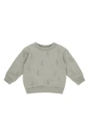 Rylee + Cru Kids' Cactus Print Sweatshirt In Green