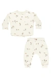 Rylee + Cru Kids' Cactus Print T-shirt & Joggers Set In Neutral