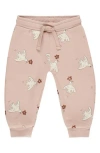 Rylee + Cru Kids' Dove Print Knit Joggers In Pink