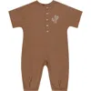 Rylee + Cru Babies'  Kids' Hayes Romper In Brown