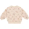 Rylee + Cru Kids' Horse Print Sweatshirt In Neutral