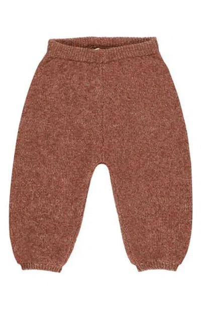 Rylee + Cru Babies'  Kids' Knit Pants In Brown