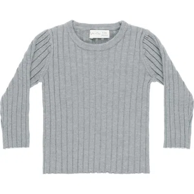 Rylee + Cru Babies'  Kids' Long Sleeve Knit Top In Blue