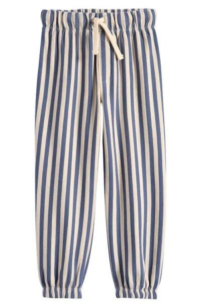 Rylee + Cru Kids' Marine Stripe Relaxed Joggers In Blue