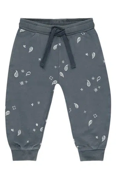 Rylee + Cru Babies'  Kids' Paisley Print Knit Joggers In Multi