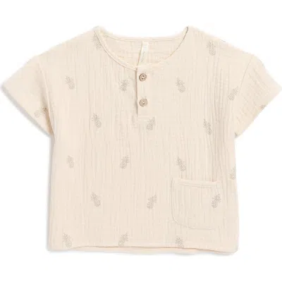 Rylee + Cru Babies'  Kids' Pineapple Cotton Henley