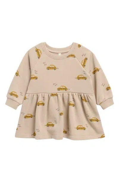 Rylee + Cru Babies'  Kids' Raglan Dress In Brown